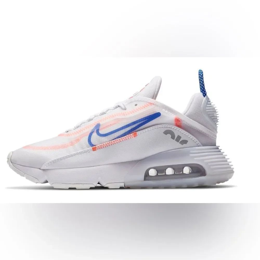 NIKE Air Max 2090 'White Flash Crimson' lace up shoes sneakers women’s 7.5